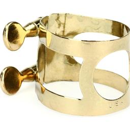 Baritone sax ligature; lacquered brass; Yamaha