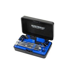 Music Nomad Premium Guitar Tech Truss Rod Wrench Set w/ Case - 11 pcs