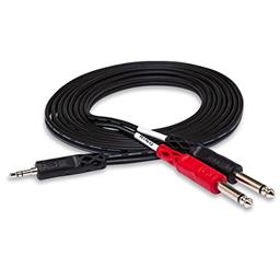 Hosa 10' Audio Cable 3.5mm TRS to Dual 1/4 Mono