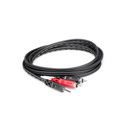Hosa 10' Audio Cable 3.5mm TRS to Dual RCA