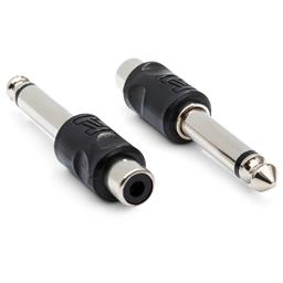Hosa Adaptor RCA F to 1/4 M Pair