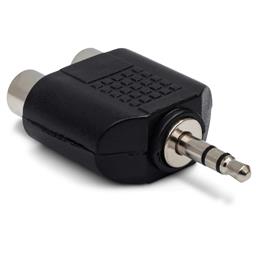Hosa dual RCA female to 3.5 mm male adaptor