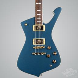 Ibanez Iceman 6str Electric Guitar w/Bag - Antique Blue Metallic