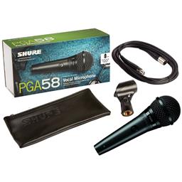 Shure PGA58 Dynamic Microphone with  XLR Cable