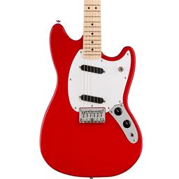 Squier Sonic Mustang, Maple Fingerboard, White Pickguard, Torino Red