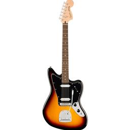 Squier Affinity Series Jaguar, Laurel Fingerboard, Black Pickguard, 3-Color Sunburst