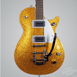 GRETSCH G5230T Electromatic® Sparkle Jet™ FT Single-Cut with Bigsby®, Laurel Fingerboard, Gold Sparkle