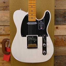 Fender American Ultra Luxe '50s Telecaster®, Maple Fingerboard, White Blonde