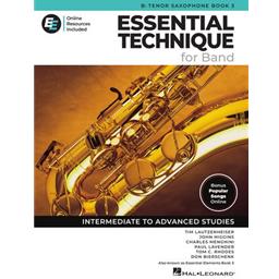 Tenor Sax Book 3 Essential Technique