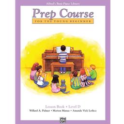 Piano Prep Course For The Young Beginner Lesson Book Level D
