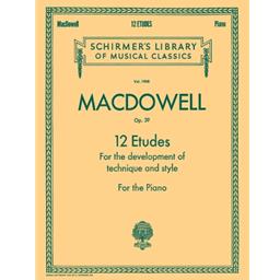 Piano MacDowell 12 Etudes For The Development Of Technique And Style Op. 39
D2
