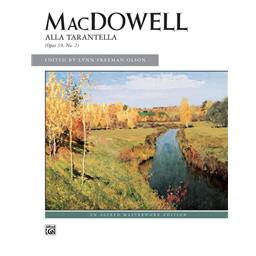 Piano MacDowell Alla Tarantella Op. 39 No. 2 Solo Piano