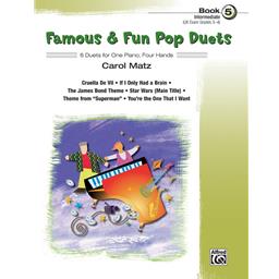 Piano Famous & Fun Pop Duets Book 5