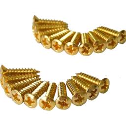 All Parts Pickguard Screws Gold