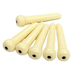 All Parts Bridge Pins Cream with Black Dot