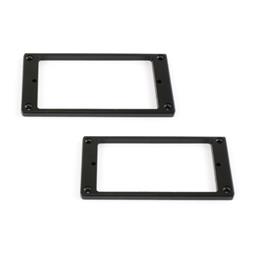 All Parts Humbucking Pickup Rings Non-slanted Black