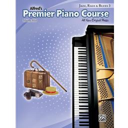 Alfred's Premier Piano Course Jazz, Rags & Blues 3 [E2, E4]