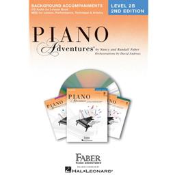 Piano Adventures Lesson Book Background Accompaniments CD Level 2B 2nd Edition