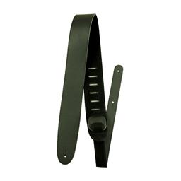 Perri's 2.5” Reversible Black Leather with Black Suede Backing and Black Stitching