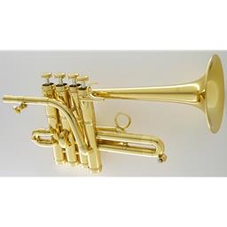 Carol Brass 4 Valve Bb/A Piccolo with trumpet and cornet shanks