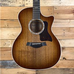 Taylor DEMO STOCK 424ce Walnut Special Edition Grand Auditorium Acoustic-Electric Guitar Shaded Edge Burst