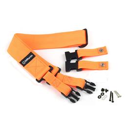 DiMarzio DD2200OR ClipLock Guitar Strap Orange Nylon