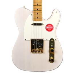 Squier FSR Classic Vibe '50s Telecaster, Maple Fingerboard, Parchment Pickguard, Gold Hardware, White Blonde