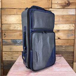 Gard Bags Elite Triple Trumpet Compact Gig Bag Croco Grey / Navy Blue