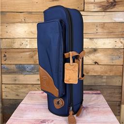 Gard Bags Elite Single Trumpet Gig Bag Blue Nylon/Leather trim