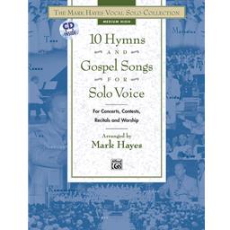 10 HYMNS AND GOSPEL SONGS FOR SOLO VOICE- WITH CD