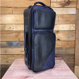 Gard Bags Elite Double Trumpet Compact Gig Bag Leather Black/Navy