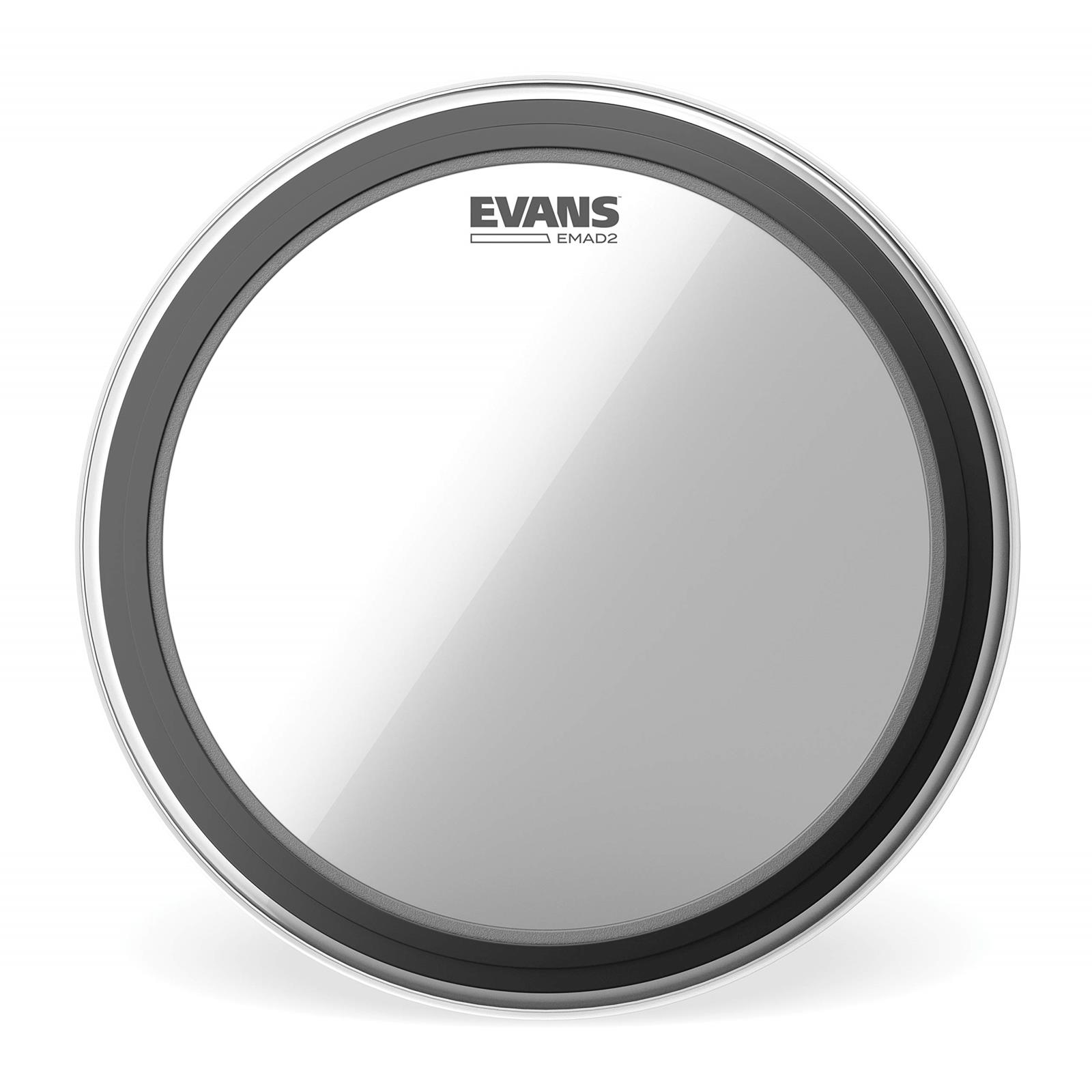 Evans EMAD2 Clear Bass Drum Head, 22"