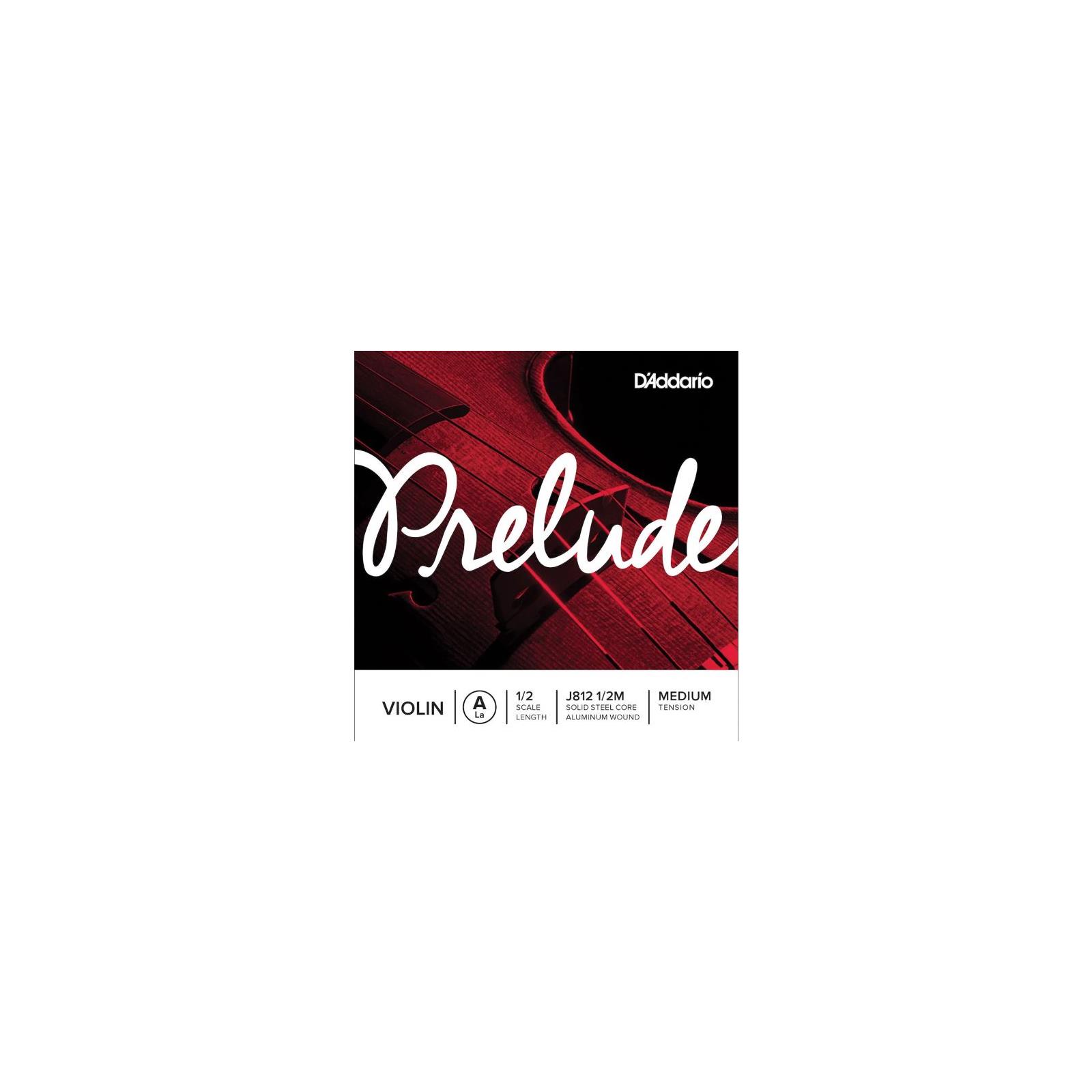 Prelude Strings Violin Single A String, 1/2 Scale, Medium Tension