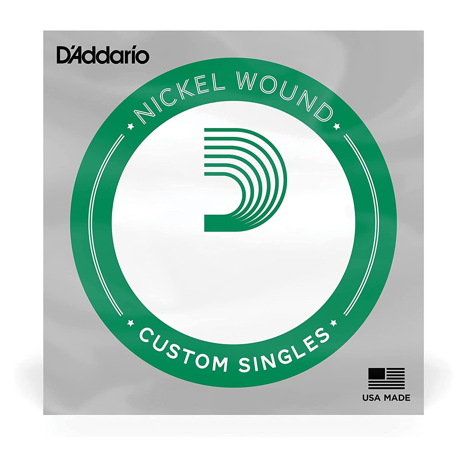 D'Addario NW072 Nickel Wound Electric Guitar Single String, .072