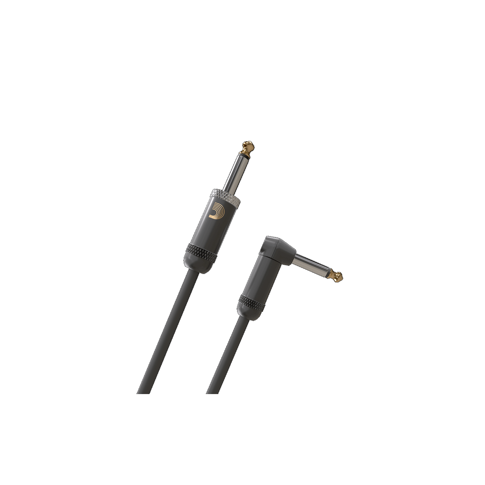 D'Addario American Stage Instrument Cable, Right Angle, 20 feet