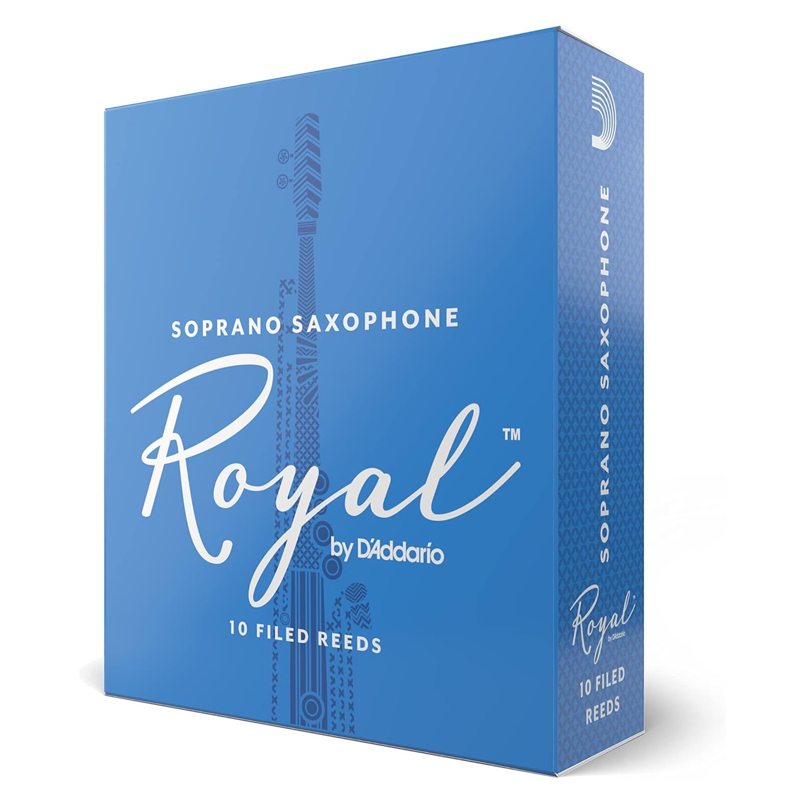 Rico Royal Soprano Sax Reeds, Strength 2, 10-pack