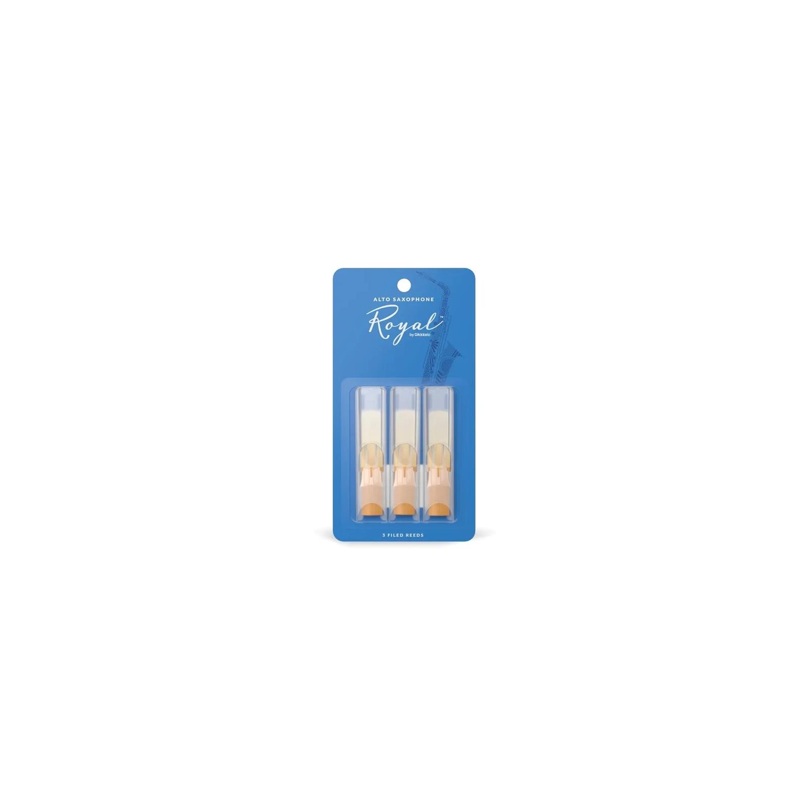Rico Royal Alto Sax Reeds, Strength 2, 3-pack
