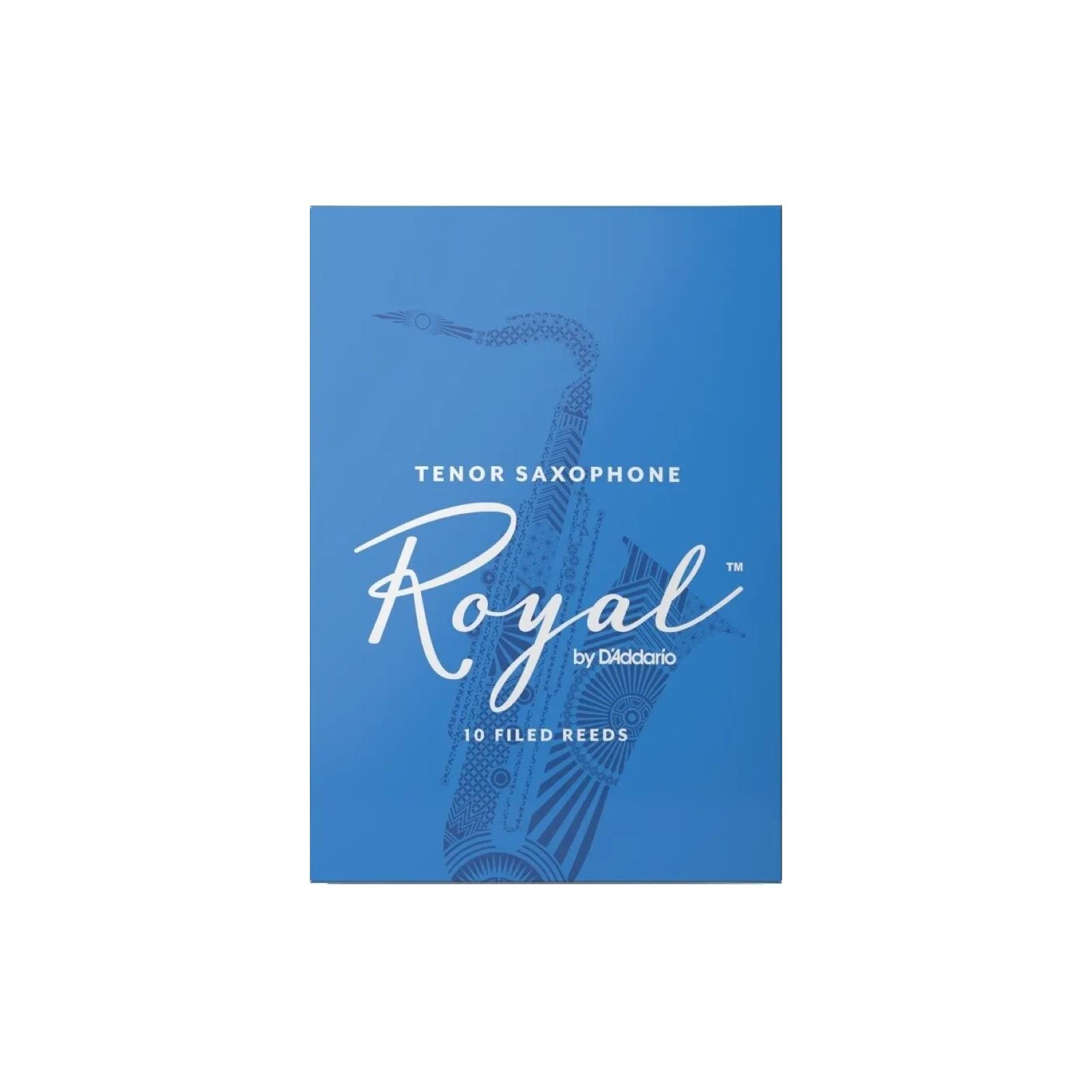 Rico Royal Tenor Sax Reeds, Strength 3.5, 10-pack