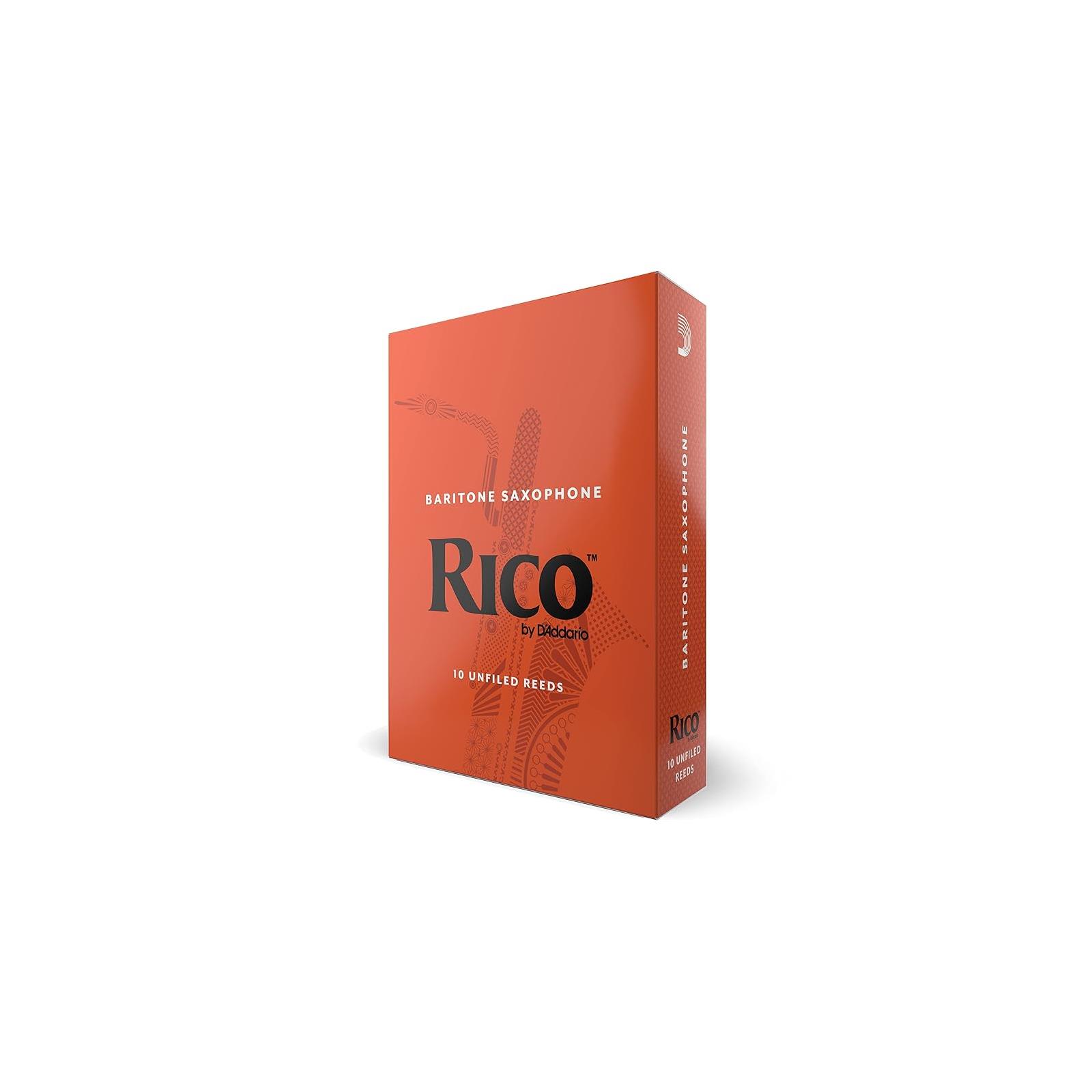 Rico Baritone Sax Reeds, Strength 3, 10-pack