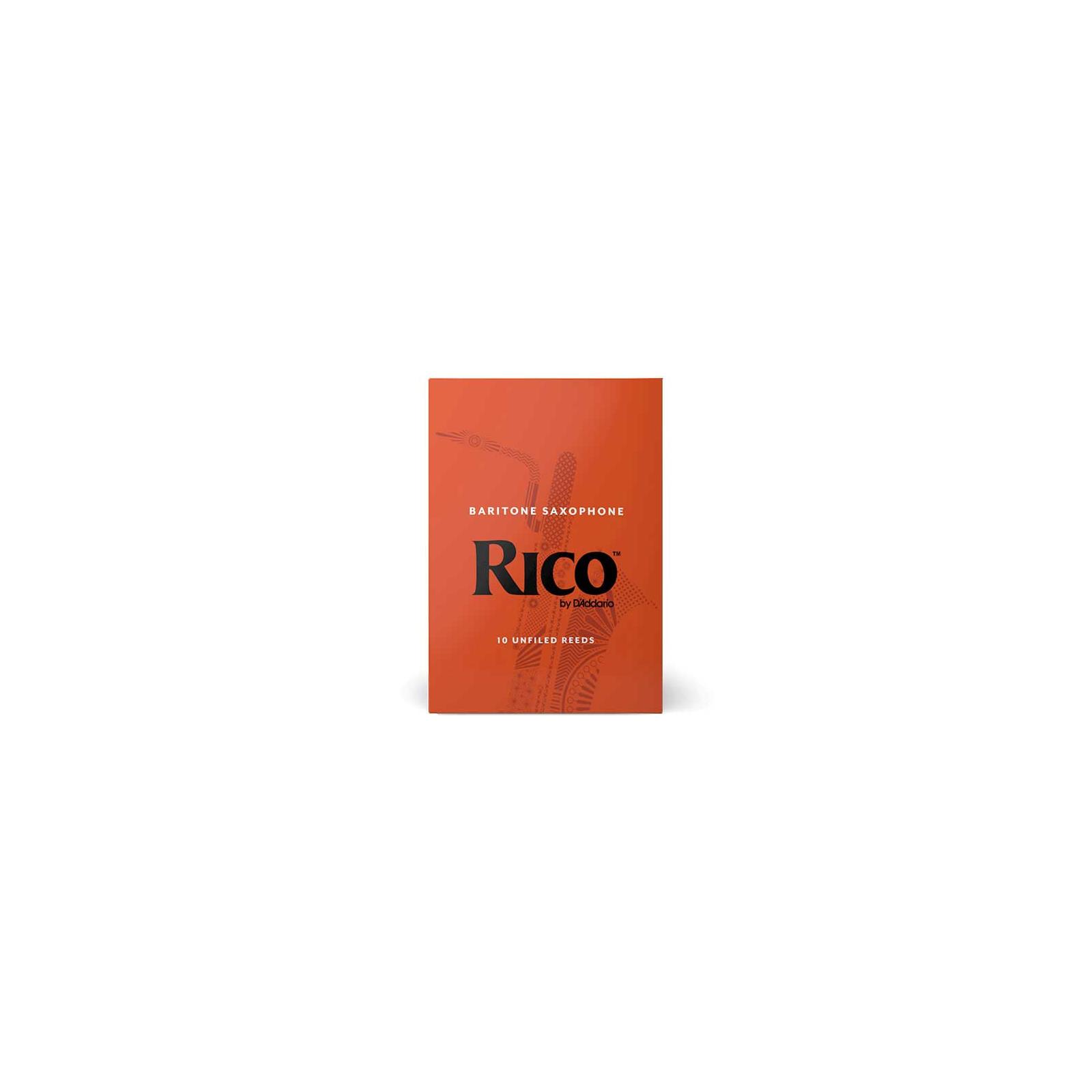 Rico Baritone Sax Reeds, Strength 3.5, 10-pack