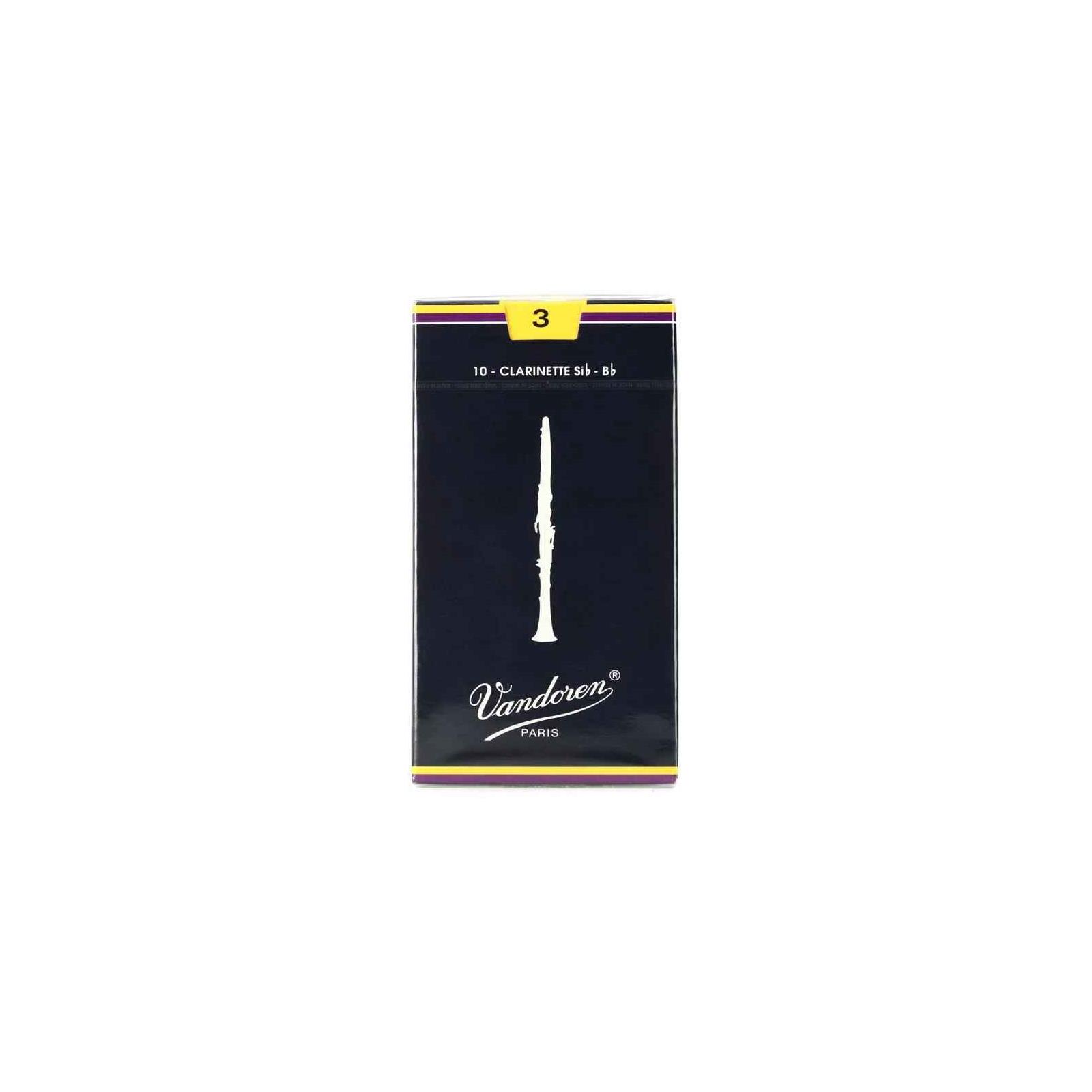 Clarinet 3 Vandoren Traditional Box 10
