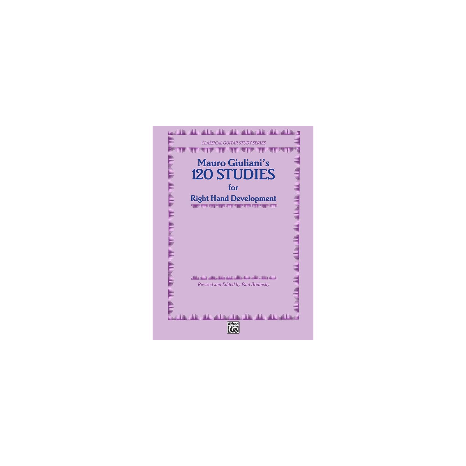 Guitar Marro Giuliani's 120 Studies for Right Hand Development