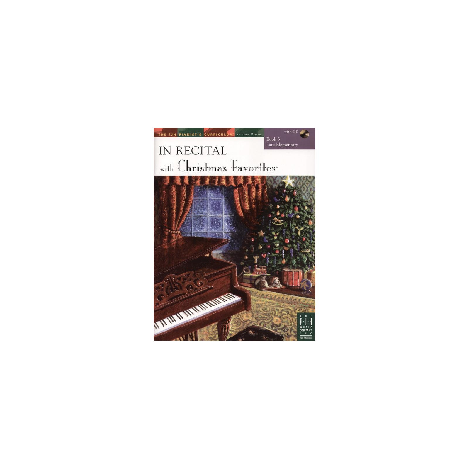 Piano In Recital With Christmas Favorites Book 3 CD Included