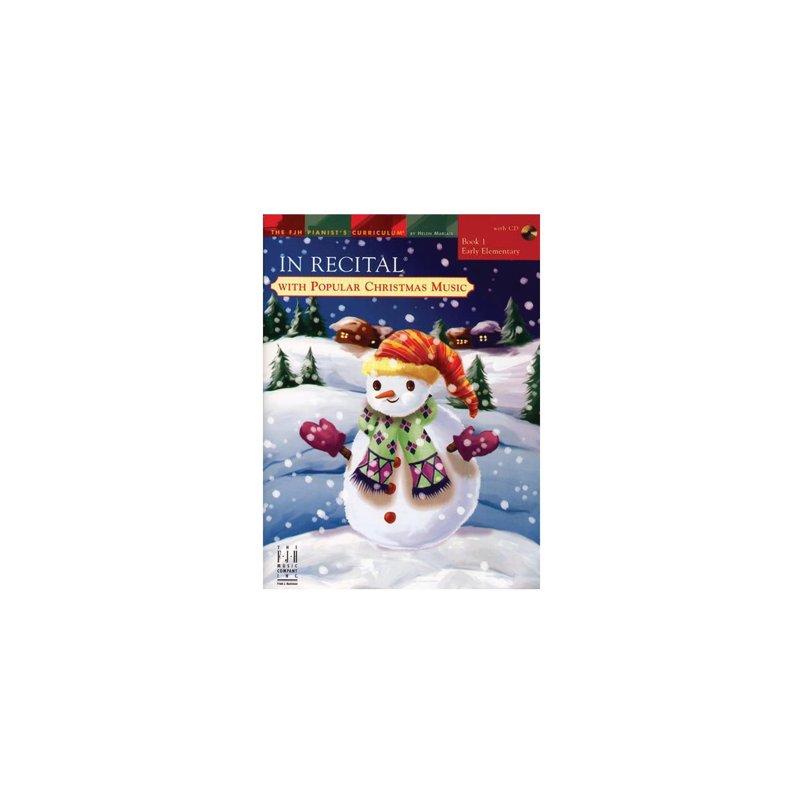 Piano In Recital With Popular Christmas Book 1 CD Included