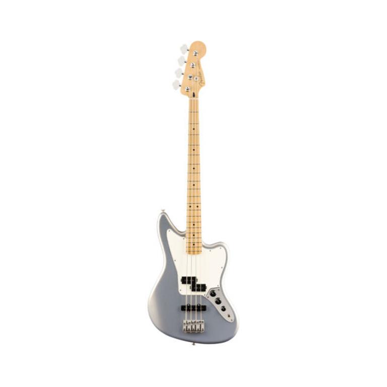 Fender Player Jaguar® Bass, Maple Fingerboard, Silver