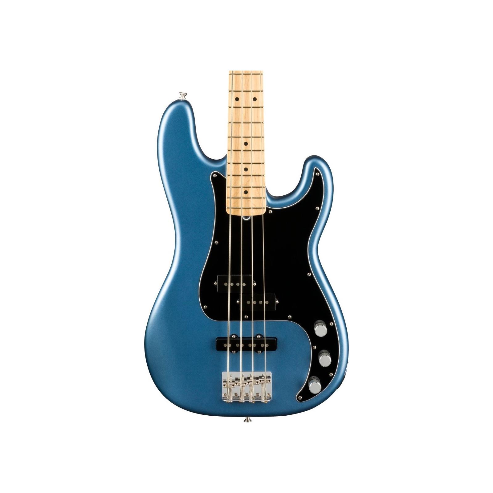 Fender American Performer Precision Bass®, Maple Fingerboard, Satin Lake Placid Blue