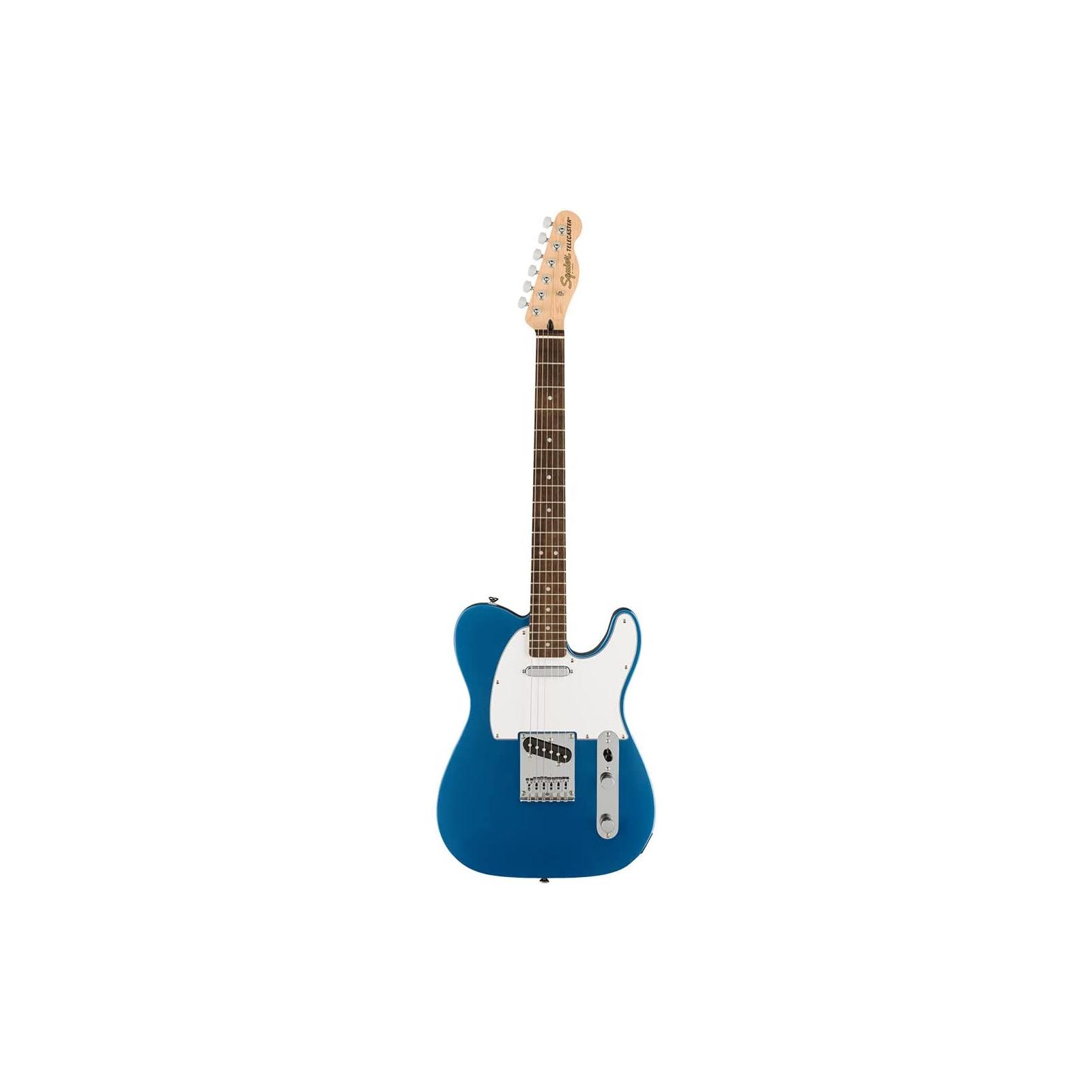 Squier Affinity Series Telecaster, Laurel Fingerboard, White Pickguard, Lake Placid Blue