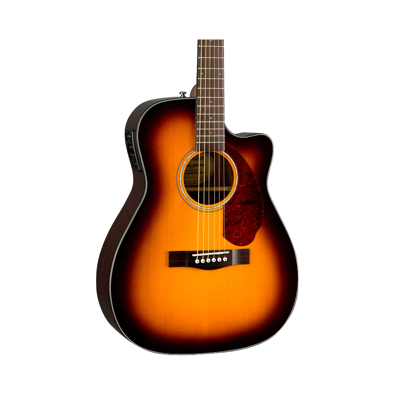 Fender CD-140SCE Dreadnought, Walnut Fingerboard, Sunburst w/case