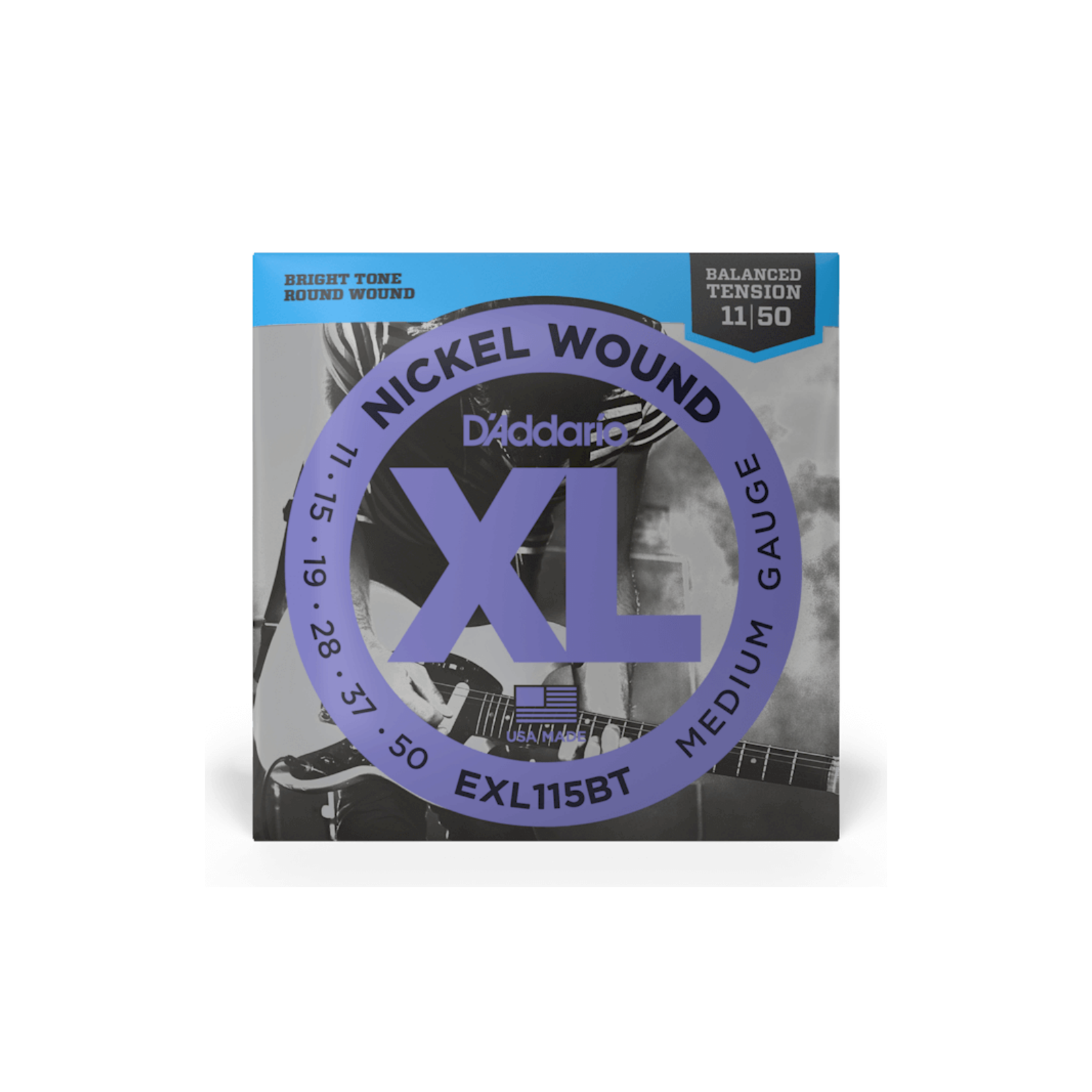 D'Addario 11-50 Medium Balanced Tension, XL Nickel Electric Guitar Strings