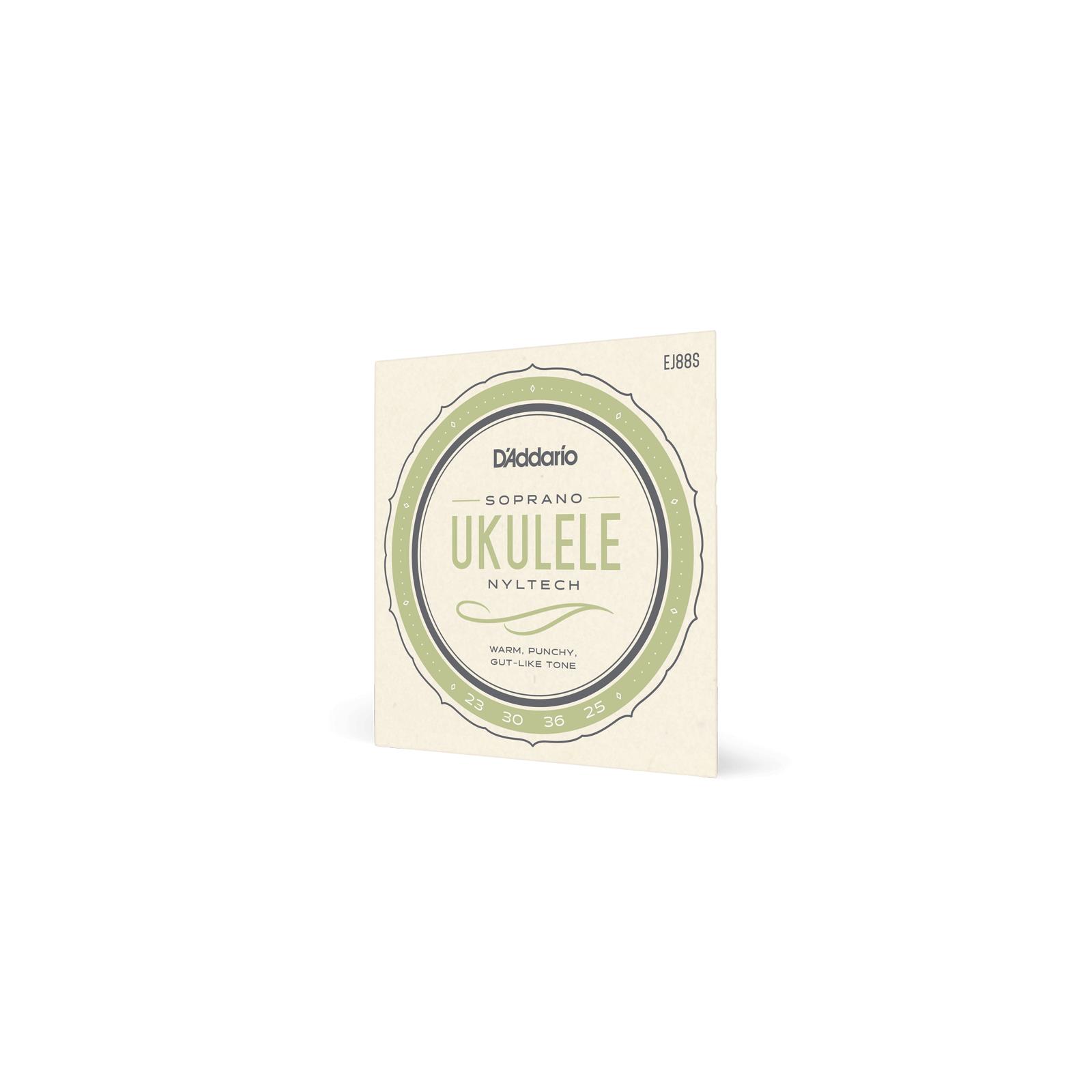 D'Addario EJ88S Nyltech Ukulele Strings, Soprano